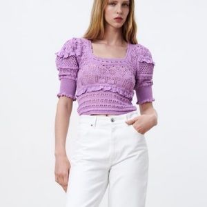Zara Crochet Top
